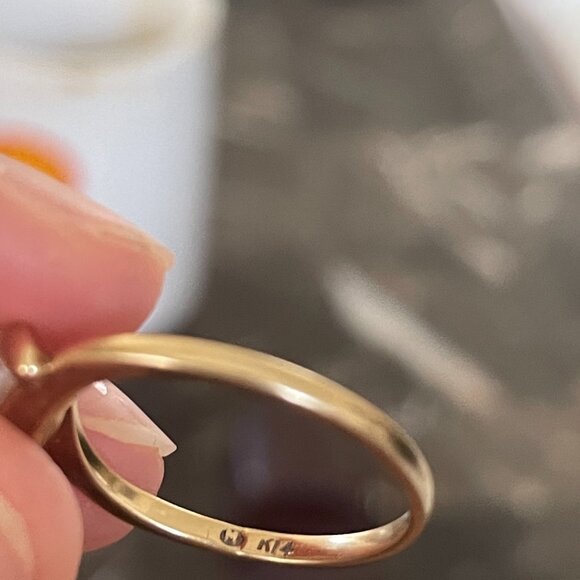 Mikimoto Pearl ring in 14k yellow gold - Picture 4 of 11